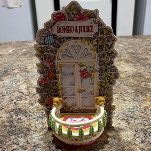 Cherished Teddies Romeo & Juliet Decor with Red and Green Accents